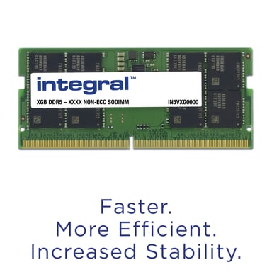 Integral IN5V32GNJRDX módulo de memoria 32 GB 1 x 32 GB DDR5 262-pin SO-DIMM