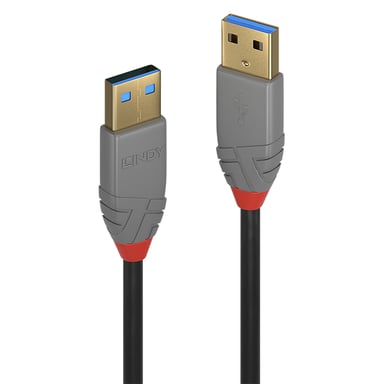 Lindy Câble USB 3.2 type A vers A, 5Gbit/s, Anthra Line, 3m - Neuf