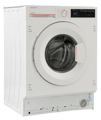 Sharp ES-NIB714BWNA Lave-linge intégrable 7kg 1400 tr/min