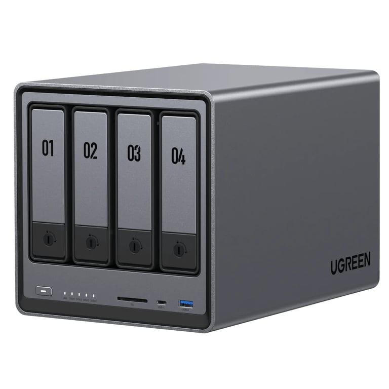 Ugreen NASync DXP4800 NAS Compact N100 8 Go DDR5 0 To UGOS Pro Neuf