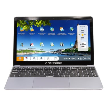 ORDISSIMO Lucie 3 N5030 Ordinateur portable 39,6 cm (15.6'') Full HD Intel® Pentium® Silver 4 Go DDR4-SDRAM 128 Go SSD Wi-Fi 5 (802.11ac) Argent