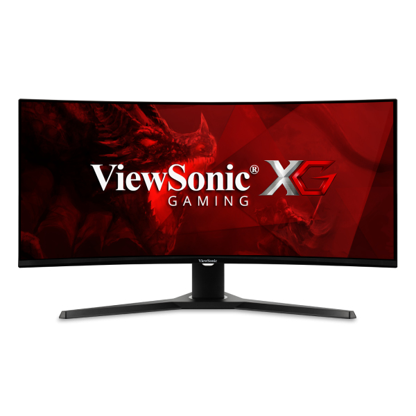 ViewSonic VX3418 2KPC LED monitor curved 34 3440 x 1440 WQHD @ 144 Hz MVA 300 cdm2 4000:1 1 ms 2xHDM Neuf
