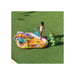 Piscina hinchable Intex Dino Park 56139NP con tobogán volcán, chorros de agua y 6 pelotas Violeta/Multicolor
