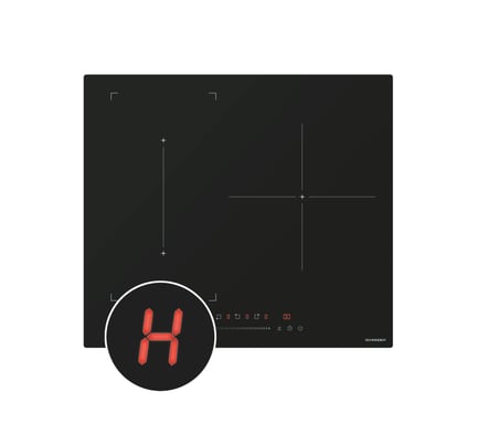 Schneider SCTI630N1S - Table induction 3 feux Noir