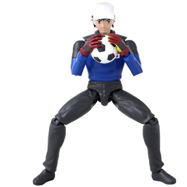 Figurine Anime Heroes BANDAI Captain Tsubasa Genzo Wakabayashi 17 cm 16 articulations Noir multicolore - Neuf