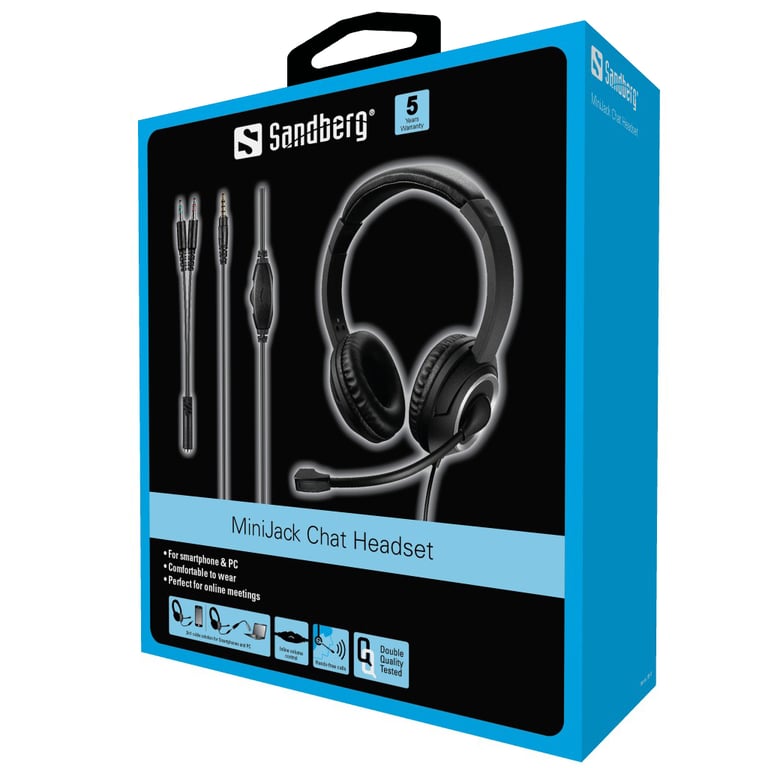 Sandberg MiniJack Chat Headset Neuf - vue 3