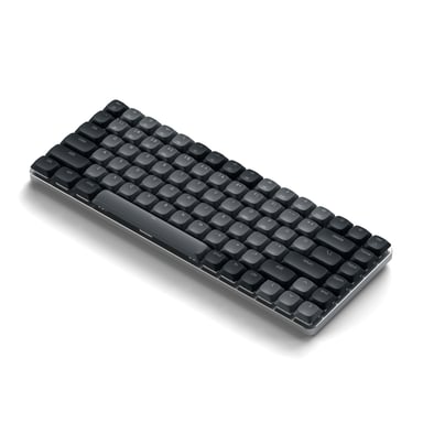 Satechi SM1 teclado de escritorio USB + Bluetooth QWERTY Inglés Negro, Gris