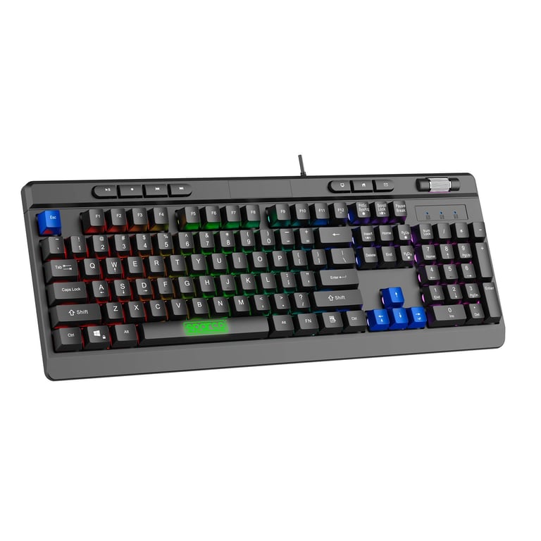 Sparco SPMEMKEYBOARD clavier Jouer USB QWERTY Anglais américain Neuf