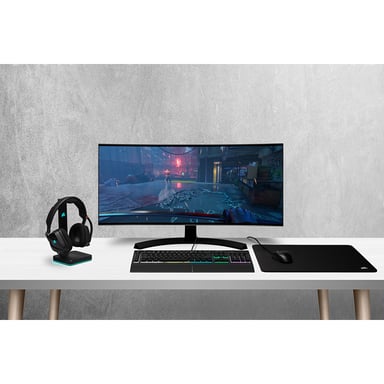 Corsair K55 RGB PRO USB Tastiera QWERTY francese nera