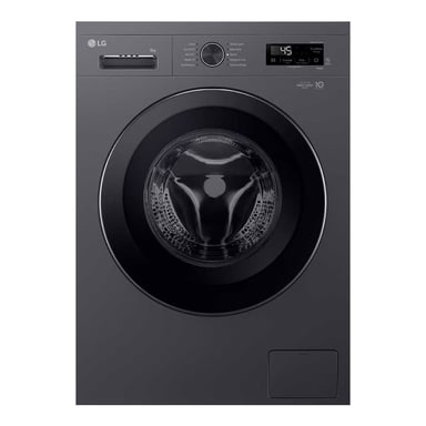 Machine à laver hublot LG F84B15MBS 8 kg 1400 tr/min vapeur WiFi Direct Drive Noir