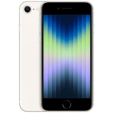 iPhone SE 2022 (5G) 128 Go, Lumière stellaire [SANS FACEID]
