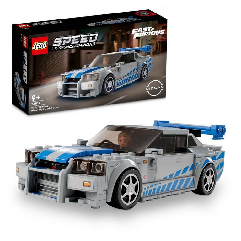 Lego Speed Champions Nissan Skyline Gt r r34 2 Fast 2 Furious 76917 Lego La Boîte - vue 7