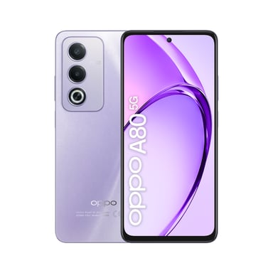 Oppo A80 (5G) 256 Go, Violet, Débloqué