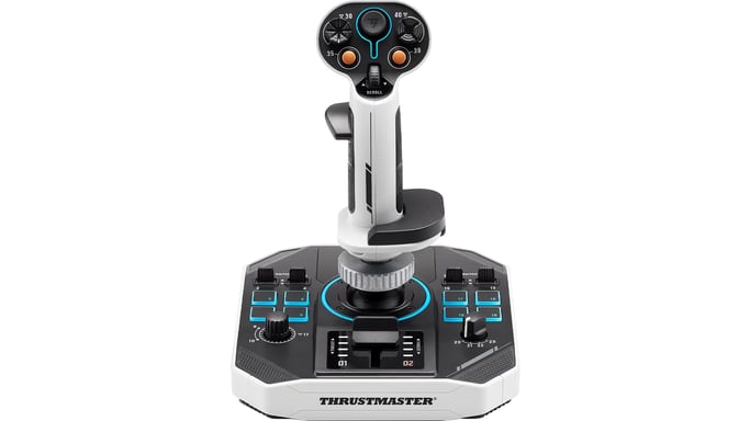 Thrustmaster Sol-R 1 Noir, Blanc USB Manche à air Analogique/Numérique PC