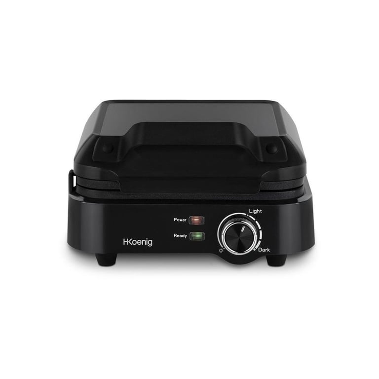 Gaufrier H.KOENIG GFX420 – Compact 1200W, Température Réglable, 2 Gaufres - vue 6