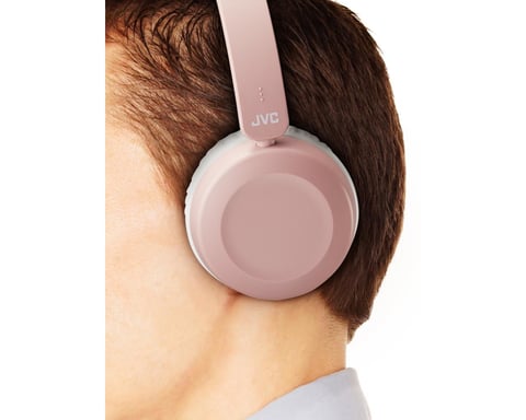 JVC HA-S31M-P Cuffie cablate ad archetto per chiamate/musica Rosa