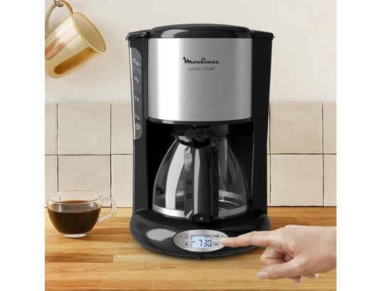 MOULINEX Cafetière filtre 15 tasses programmable & Inox Subito FG362810 - vue 8