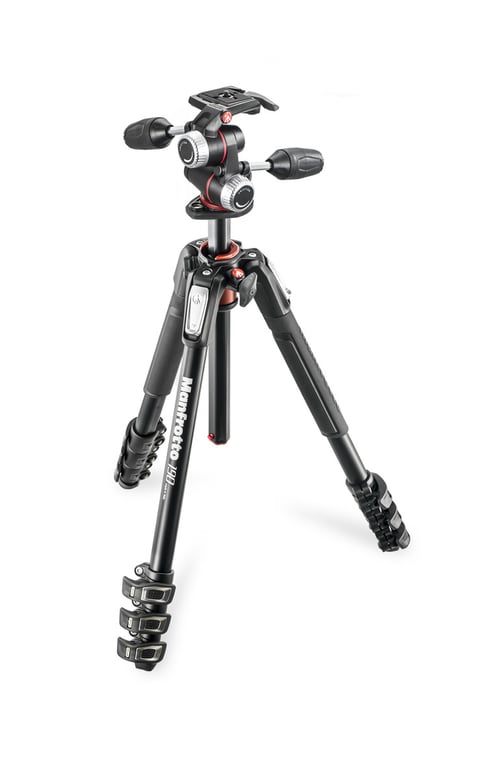 Manfrotto Trépied 190xpro4 Mk190xpro4-3w 173 Cm 6 Kg Aluminium