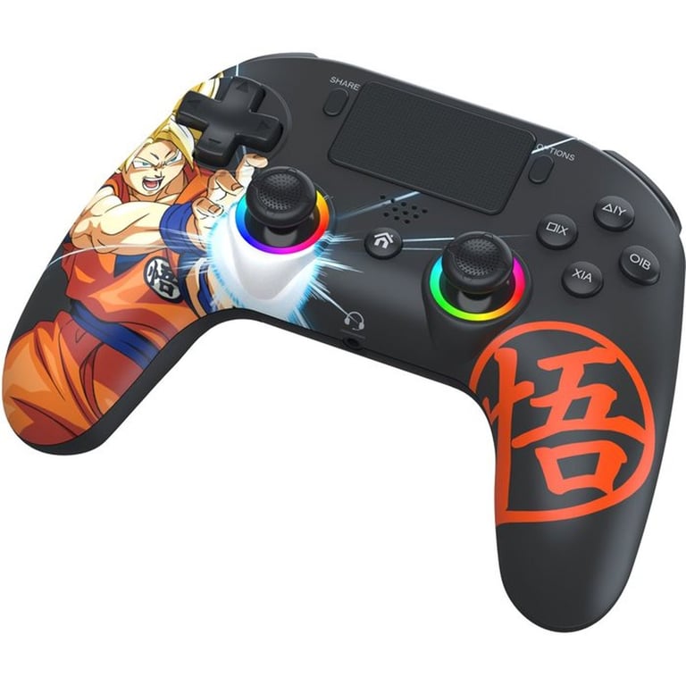 Manette sans fil PS4 / PC Dragon Ball Goku Super Saiyan Bluetooth SUBSONIC - vue 4