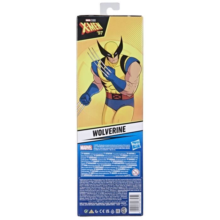 Figurine Wolverine - Titan Hero Series - 28,5 cm - Jouet X-Men pour enfants - Neuf