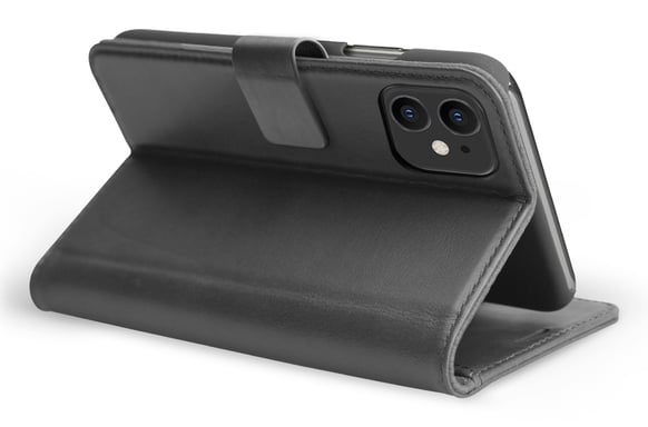 SBS TEBKLEATIP12K coque de protection pour téléphones portables 13,7 cm (5.4'') Étui avec portefeuille Noir Apple (brand) iPhone 12 Mini