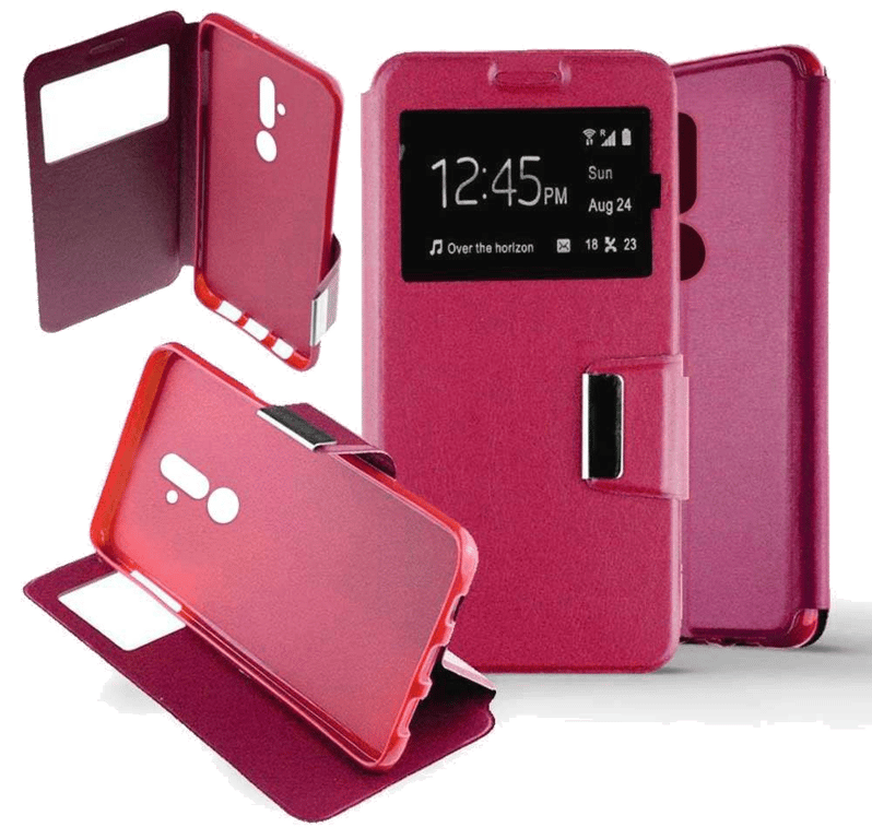 Etui Folio compatible Rose Huawei Mate 20 Lite