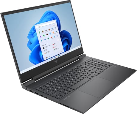 Victus by HP 16-e0305nf Ordinateur portable 40,9 cm (16.1'') Full HD AMD Ryzen 5 5600H 16 Go DDR4-SDRAM 512 Go SSD NVIDIA GeForce RTX 3060 Wi-Fi 6 (802.11ax) Windows 11 Home Noir