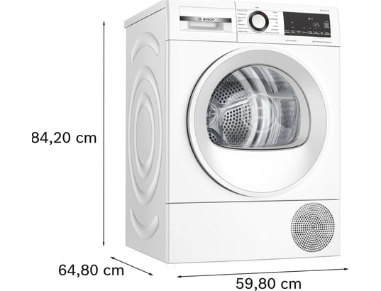 Sèche-Linge Pompe À Chaleur BOSCH WQG24502FR – 8 Kg, Self Cleaning Condenser - vue 5