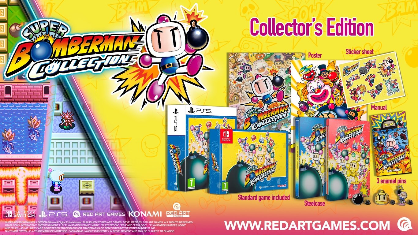 Art Games Super Bomberman Collection Édition collector Switch Version française - vue 4