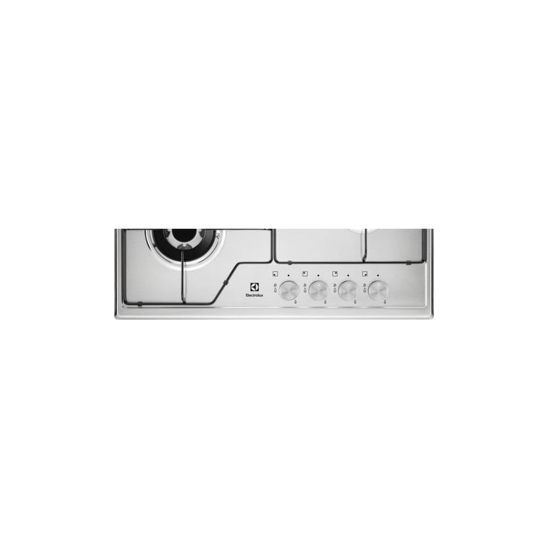 Electrolux Kgs6434sx Plaque De Cuisson à Gaz Encastrable En Acier Inoxydable 59 Cm 4 Brûleurs - vue 4