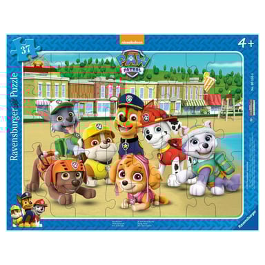Puzzle marco 30-48 piezas Pat'Patrouille con foto de familia