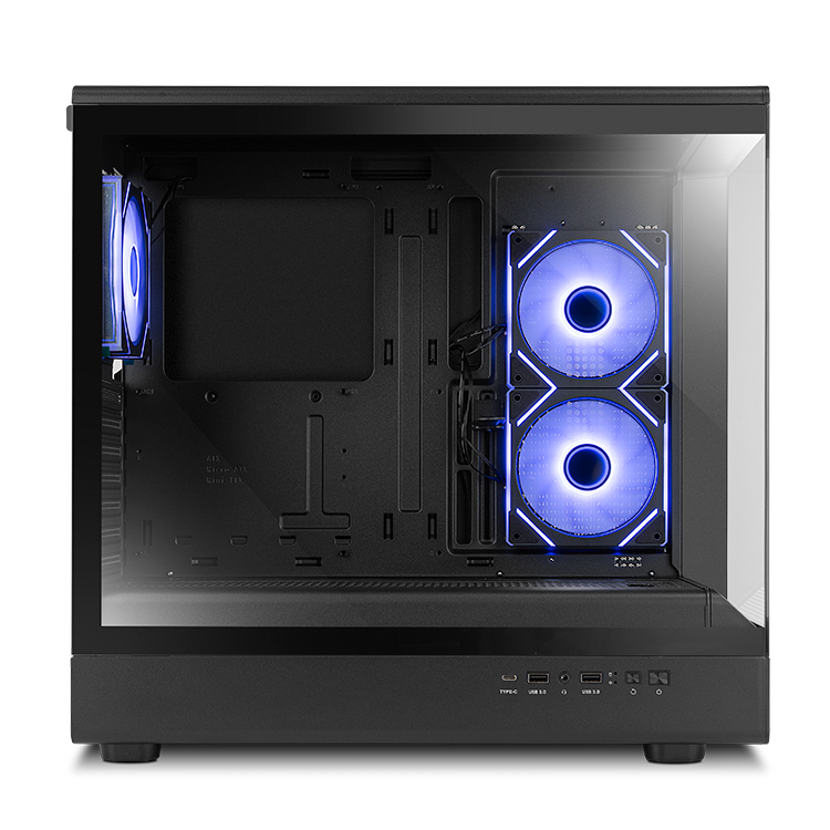 NOX Hummer NXHUMMERSIGNALBK unité centrale Midi Tower Neuf - vue 3