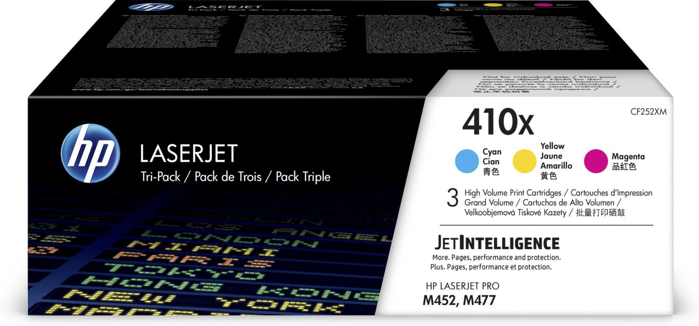 HP CF252XM Cyan et Jaune - vue 2