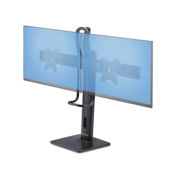StarTech.com Support de Bureau pour Double Écrans de 27" Montage VESA 75x75100x100 Hauteur Réglable Sans Outil