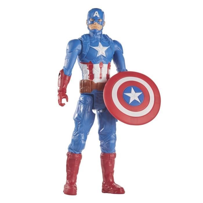 Marvel Avengers Titan Hero Series Figurine Captain America de 30 cm - vue 6