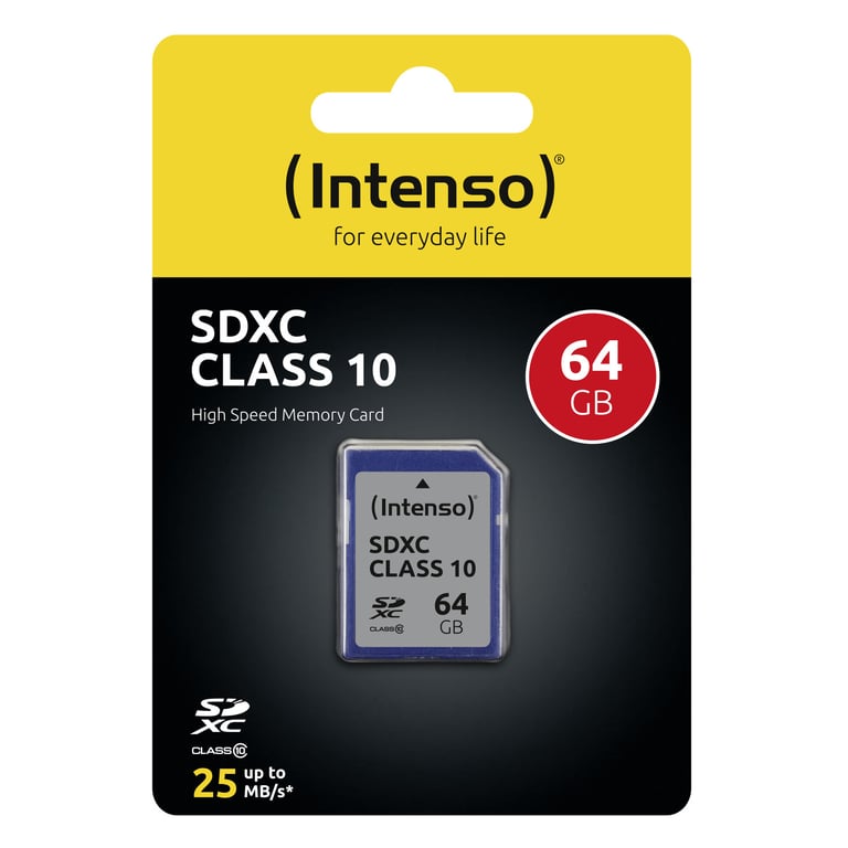 Intenso 3411490 mémoire flash SDXC Classe 10 Neuf - vue 2