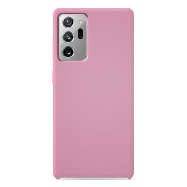Coque silicone unie Soft Touch Rose compatible Samsung Galaxy Note 20 Ultra