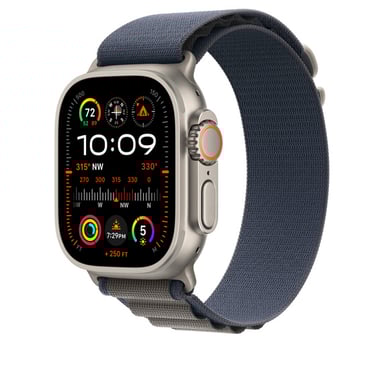 Apple MT5J3ZM/A accessorio indossabile smart Band Blu Poliestere riciclato, Spandex, Titanio