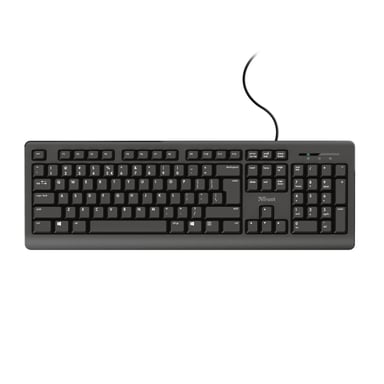 Trust TK-150 teclado Universal USB QWERTY Español Negro