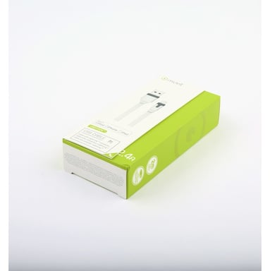 Cavo Tab Plat Charge & Synchro 2,4A Usb/Lightning 2M Bianco