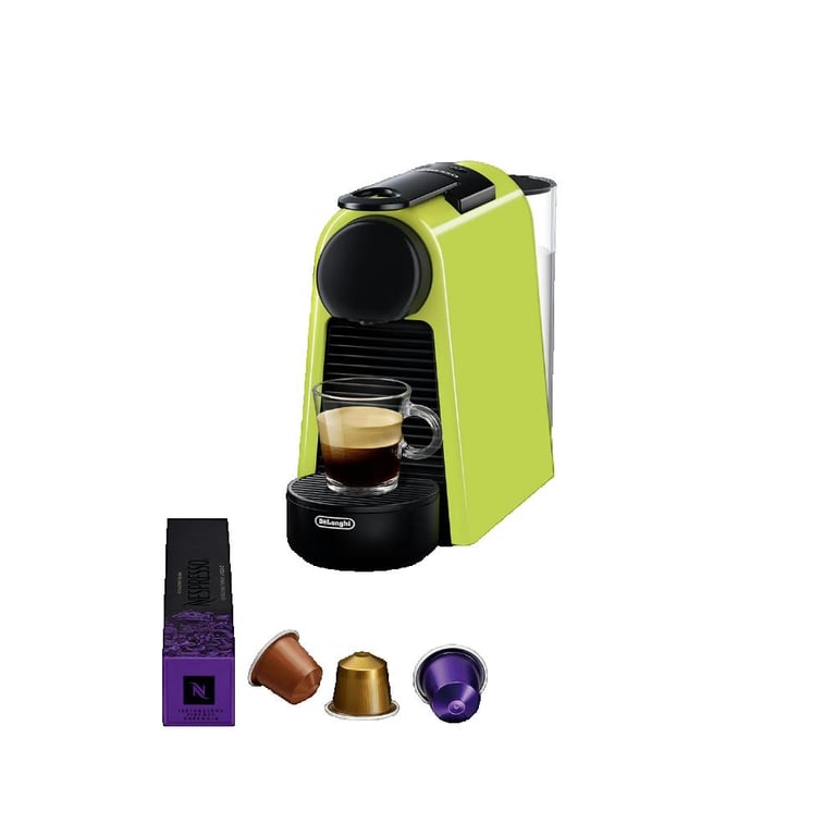 Cafetière à capsules DeLonghi Essenza Mini 0,6L Citron Vert - Neuf