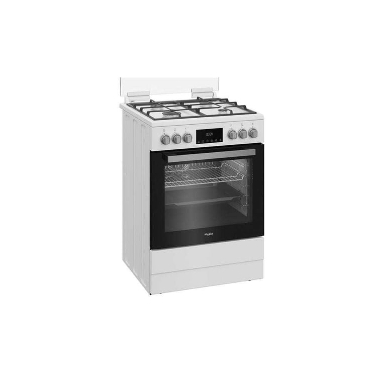 Cuisinière Mixte Whirlpool W6G8LCW – 72L, 4 Feux Gaz, Chaleur Tournante - vue 7