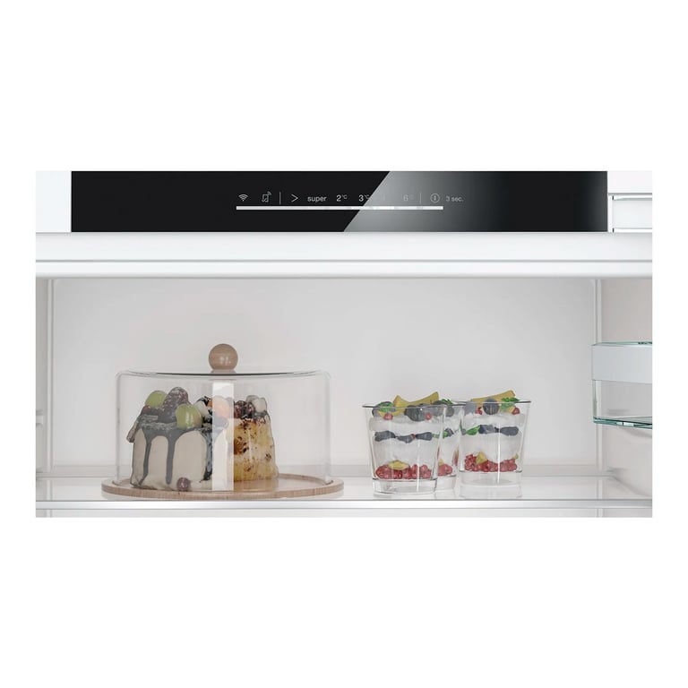 SIEMENS KU21RADE0 - Réfrig érateur 1 porte - 134 L - Intégrable sous plan - Dégivrage automatique - Home Connect - Éclairage LED - FreshBox - Modes Eco et Sabbat - Fermeture douce SoftClose - Neuf