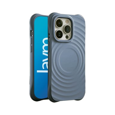JAYM - Coque Silicone Premium Denim Blue compatible [Apple iPhone 16 Pro] - 100% Silicone et Microfibre - Renforcée et Ultra Doux