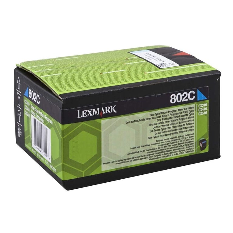Lexmark Cyan 80C20C0 - vue 3