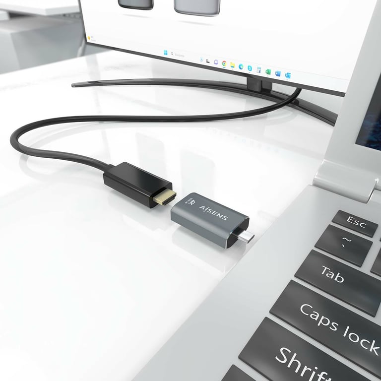AISENS A109 0862 changeur de genre de câble HDMI A USB C Neuf - vue 4