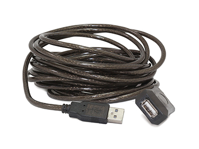 Hamlet XUREP10 cable USB USB 2.0 10 m USB A Negro