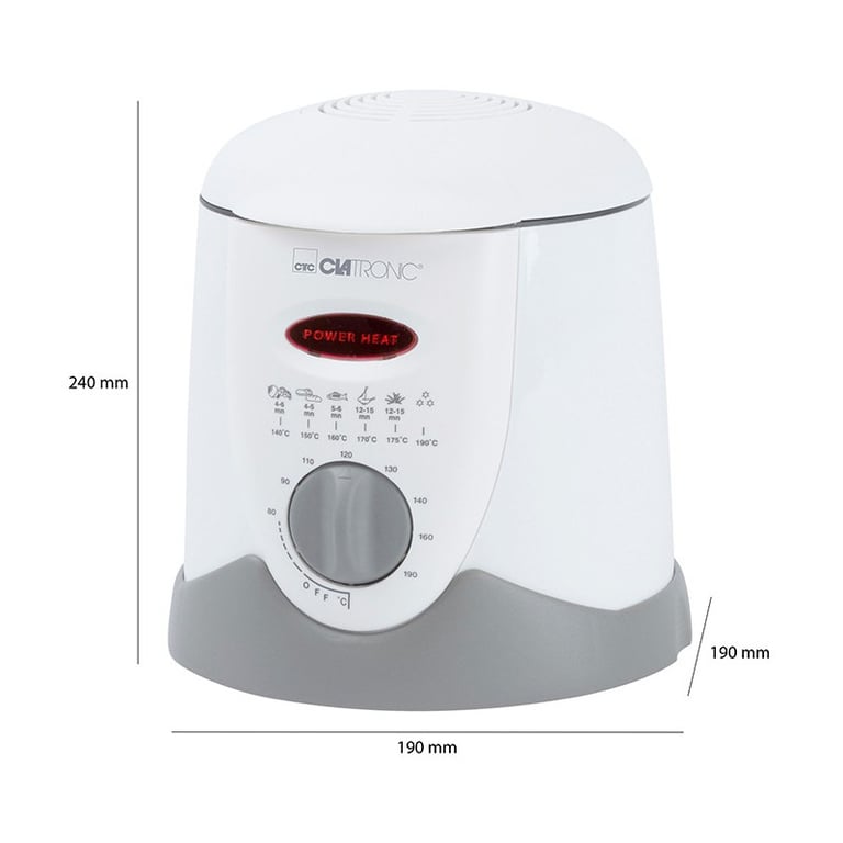 Friteuse et fondue CLATRONIC FFR 2916 6 personnes - vue 3