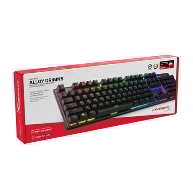 HyperX Alloy Origins clavier Gaming USB AZERTY Français Noir