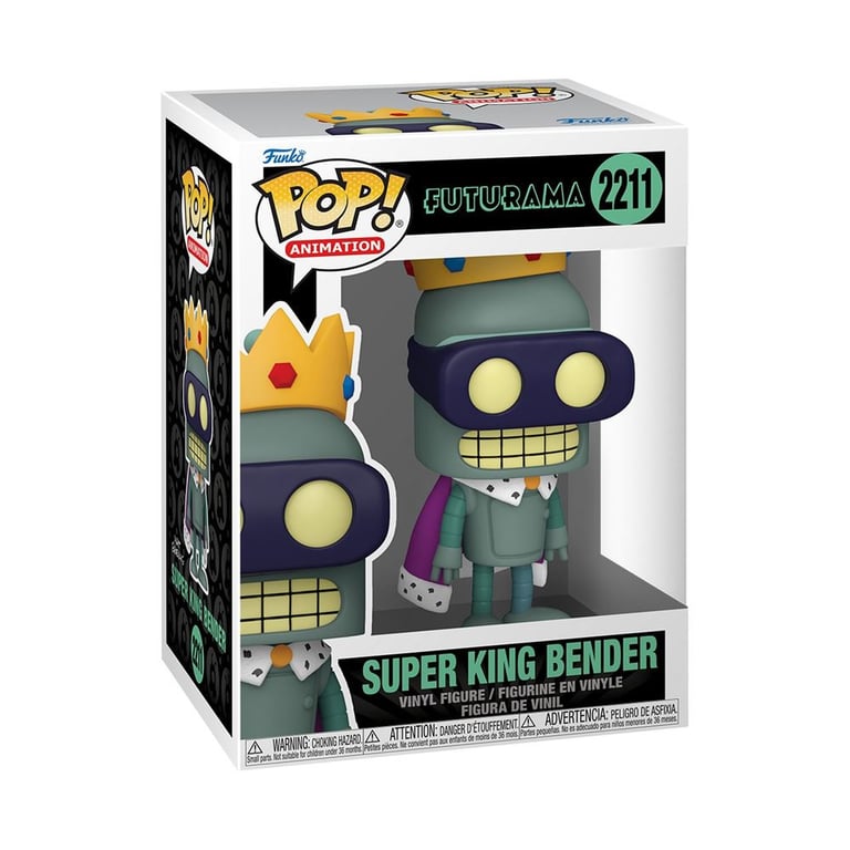 Figurine Funko Animation Futurama Super King Bender - vue 10